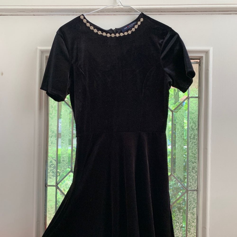 Black Velvet Dress